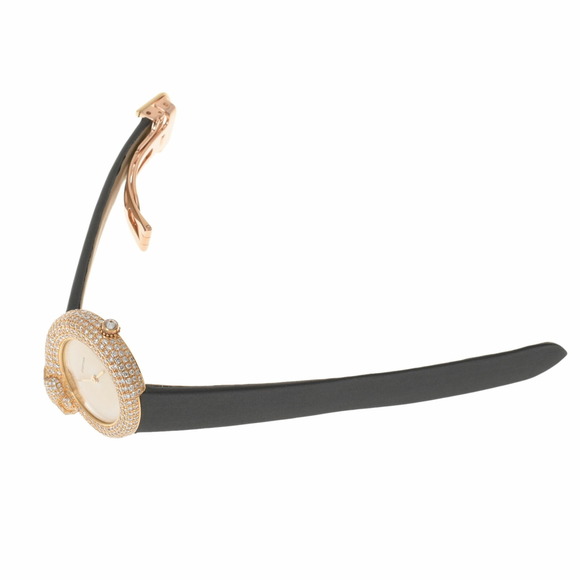 CARTIER Cartier Panthere Panther 1925 Diamond Women's YG/Leather Watch Quartz... - Picture 4 of 12